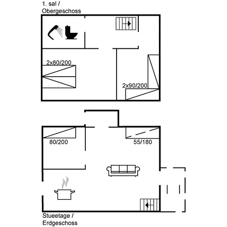 Lejlighed Odger - 2-3km From The Sea By Interhome